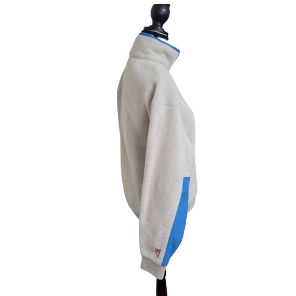 Timberland Fleece Half Zip Jacket Sweatshirt-    Size Large - Picture 3 of 9